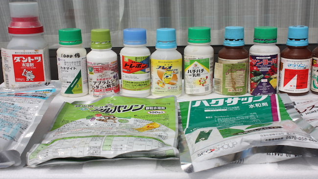 殺虫剤、効き目の違う薬剤で交互に散布が絶対必要、同じ薬剤効き目なし