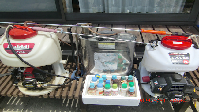 農薬散布、薬液を作物全体にムラなく均一に付着させることが最も重要